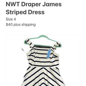 NWT Draper James Stripe A Line Dress
